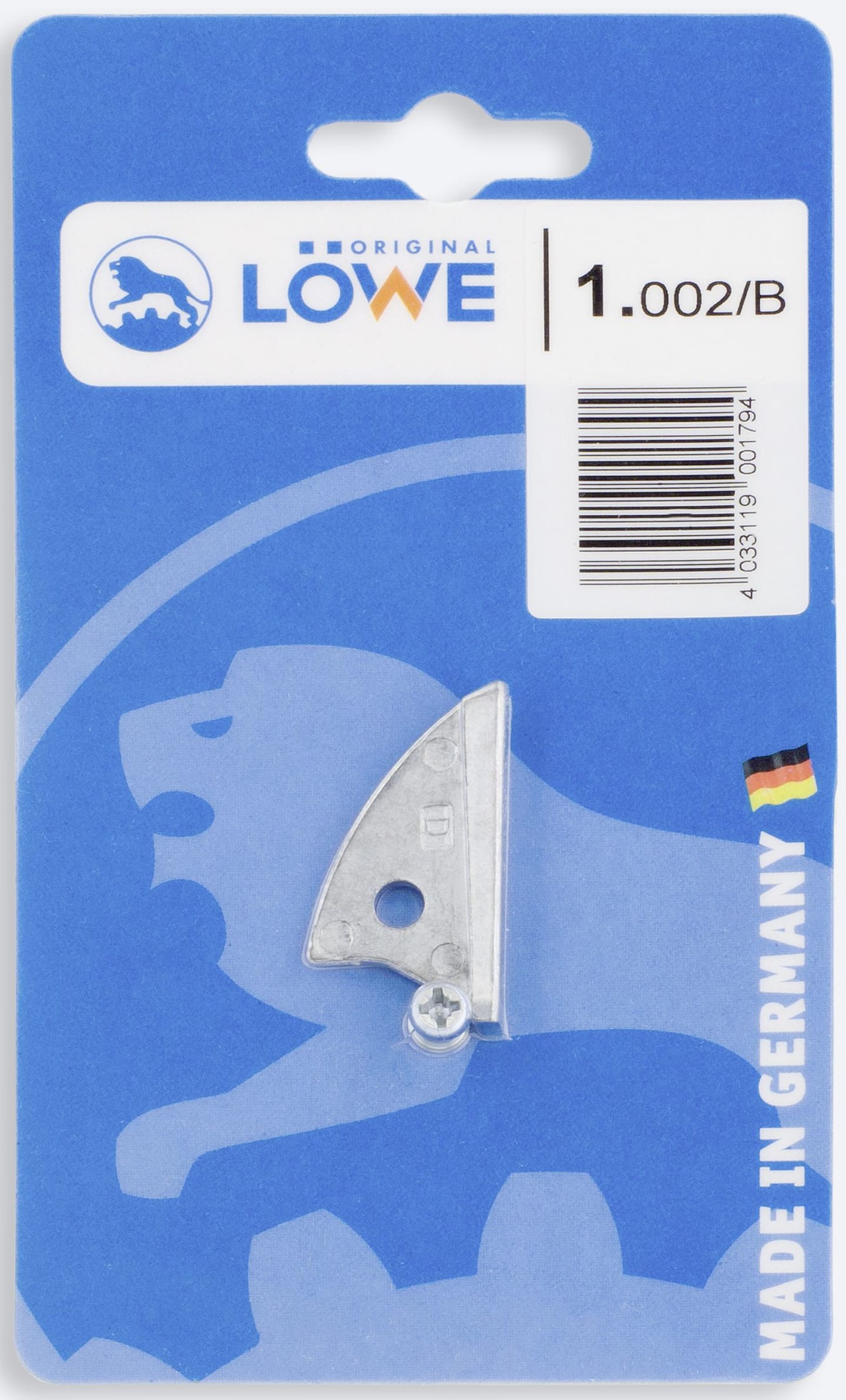 LÖWE Amboss (Unterlage) mit Schraube und Hülse 1002/B