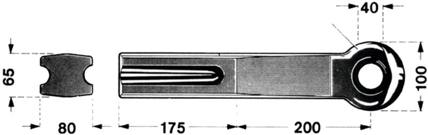 Rockinger Zugöse Ø 40 mm, Stützlast 2.000 kg; 2.500 kg, D-Wert 120 kN, ROE57231