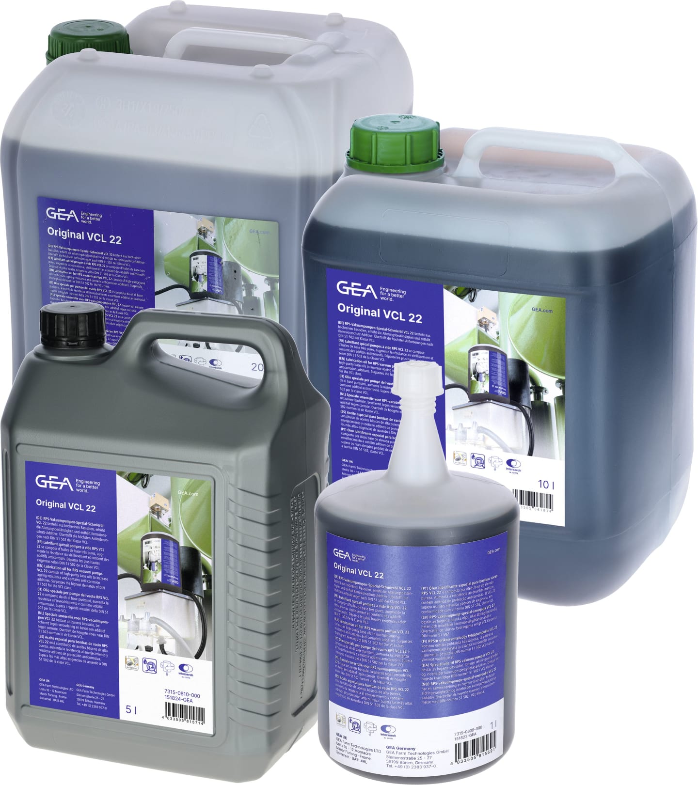 GEA Vakuumpumpenöl "VCL 22"