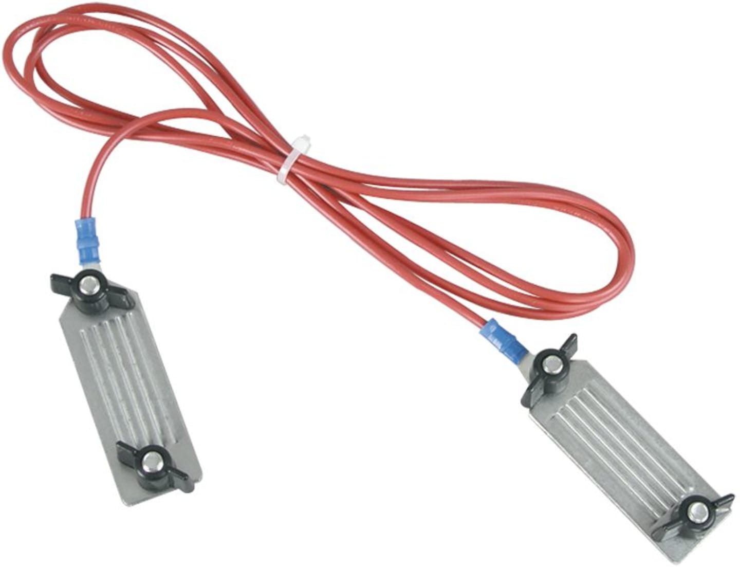 Patura Zaunverbindungskabel für Verbindung Zaun/Zaun, Edelstahlklemmen Breitband bis 40 mm, rot, 170401