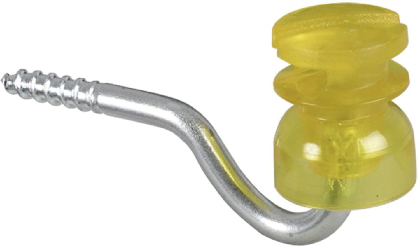 Patura Schlitzisolator "CELLIDOR" mit Holzgewinde gelb 25 St., 102125