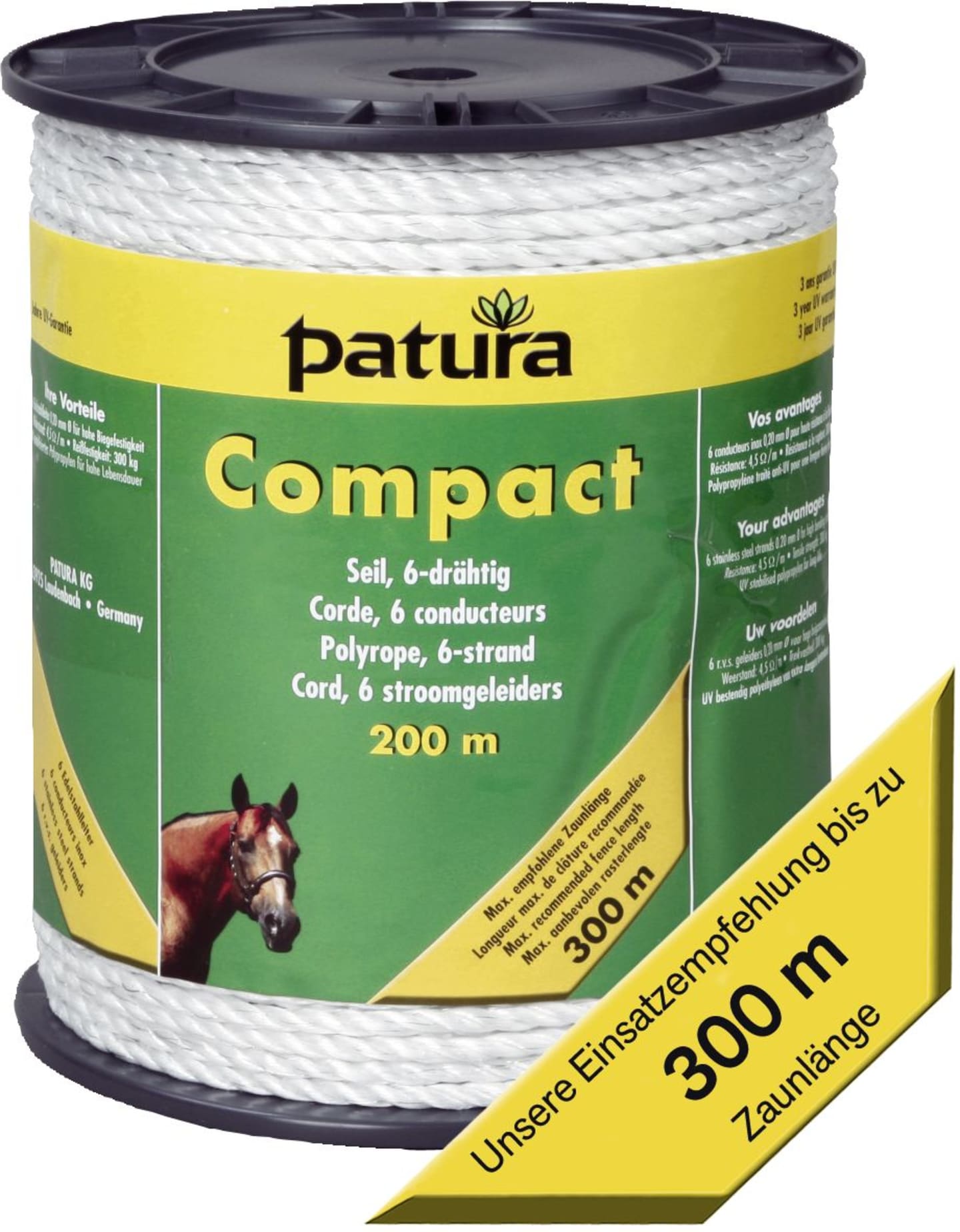 Patura Elektroseil "Compact" 200 m, 182000