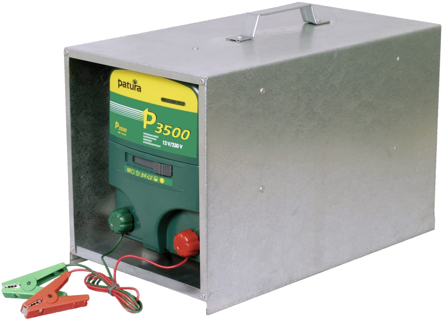 Patura Weidezaungerät "P 3500" 12 V; 230 V mit offener Tragebox, 142310