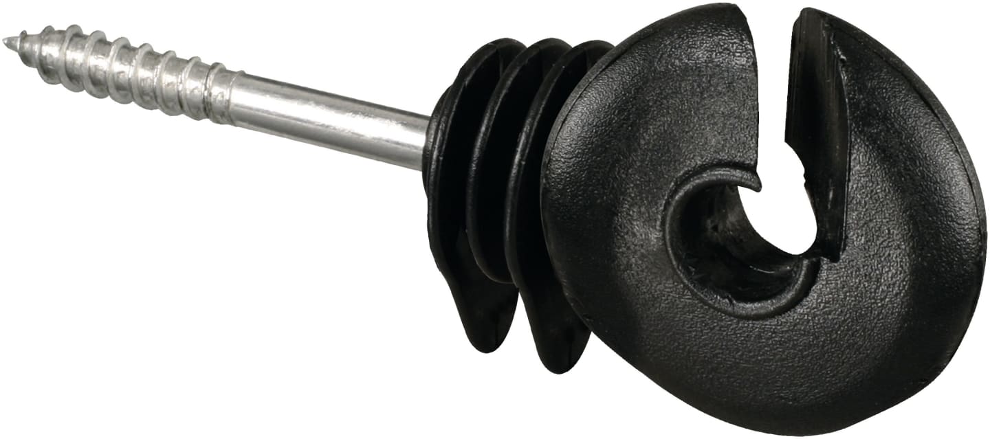 Patura Ringisolator mit Holzgewinde und durchgehender Stütze