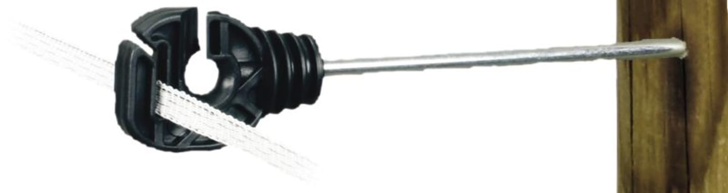 Patura Seil- und Breitbandisolator langer Schaft für Seile und Breitbänder bis 20 mm, 127410