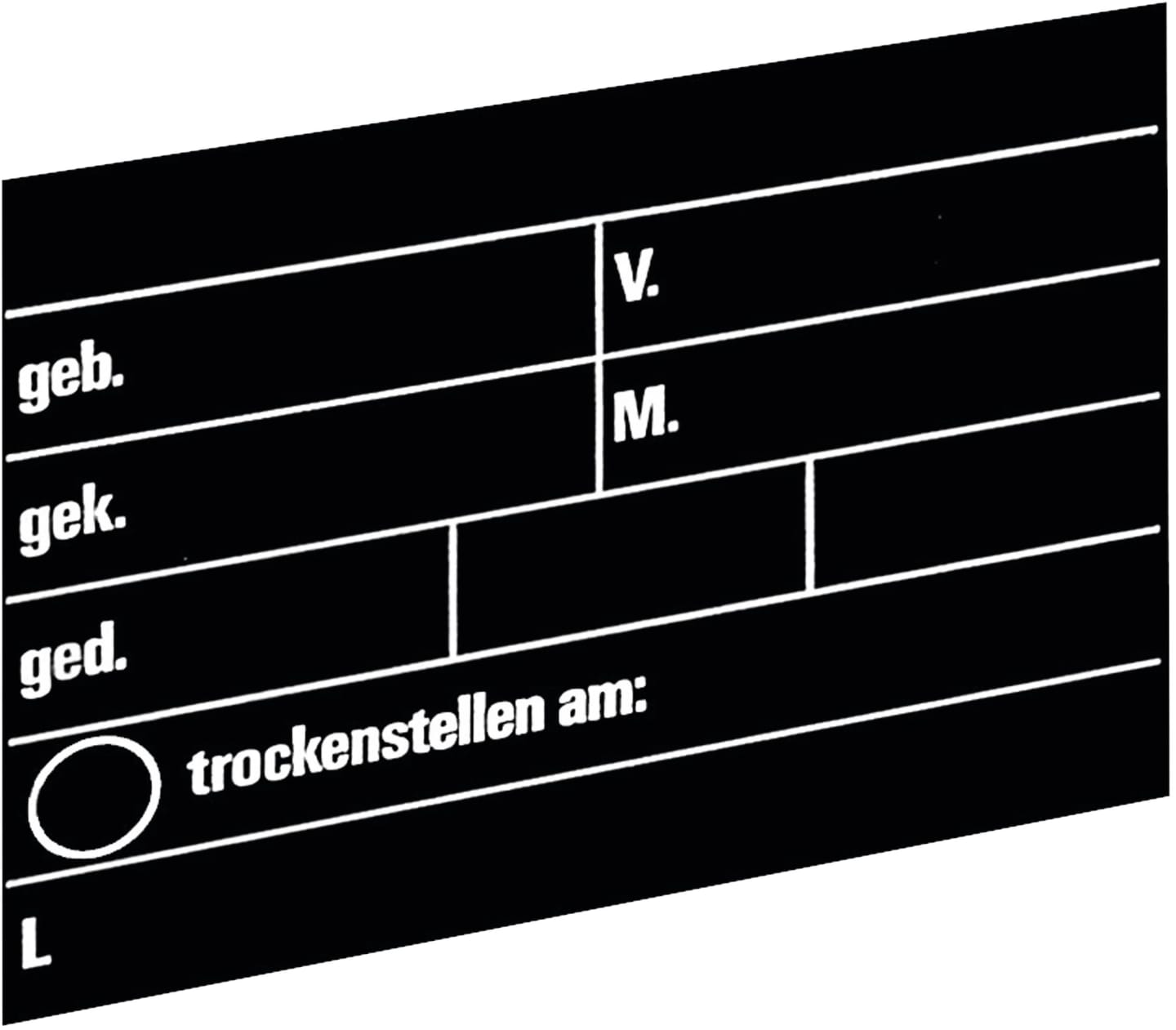 KERBL Stalltafel 400 x 300 mm, Kunststoff, schwarz, 291