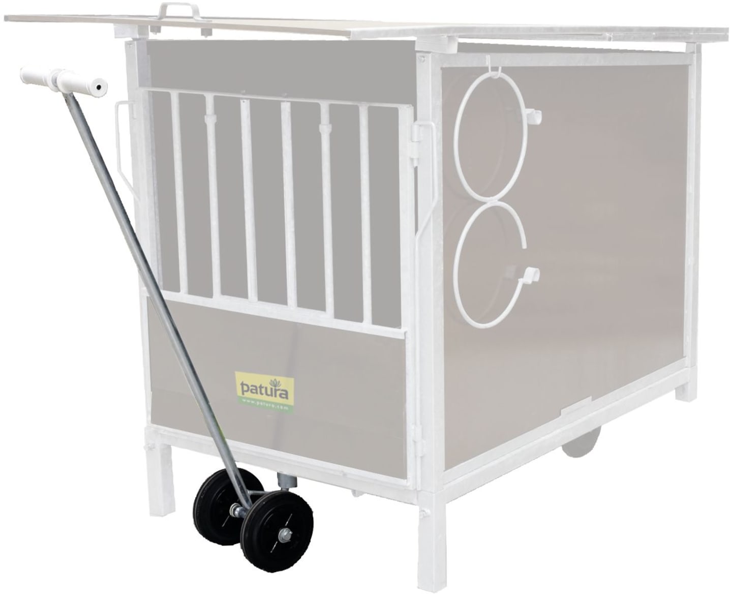 Patura Transporträder mit Deichsel für Kälber-Auto, 362030