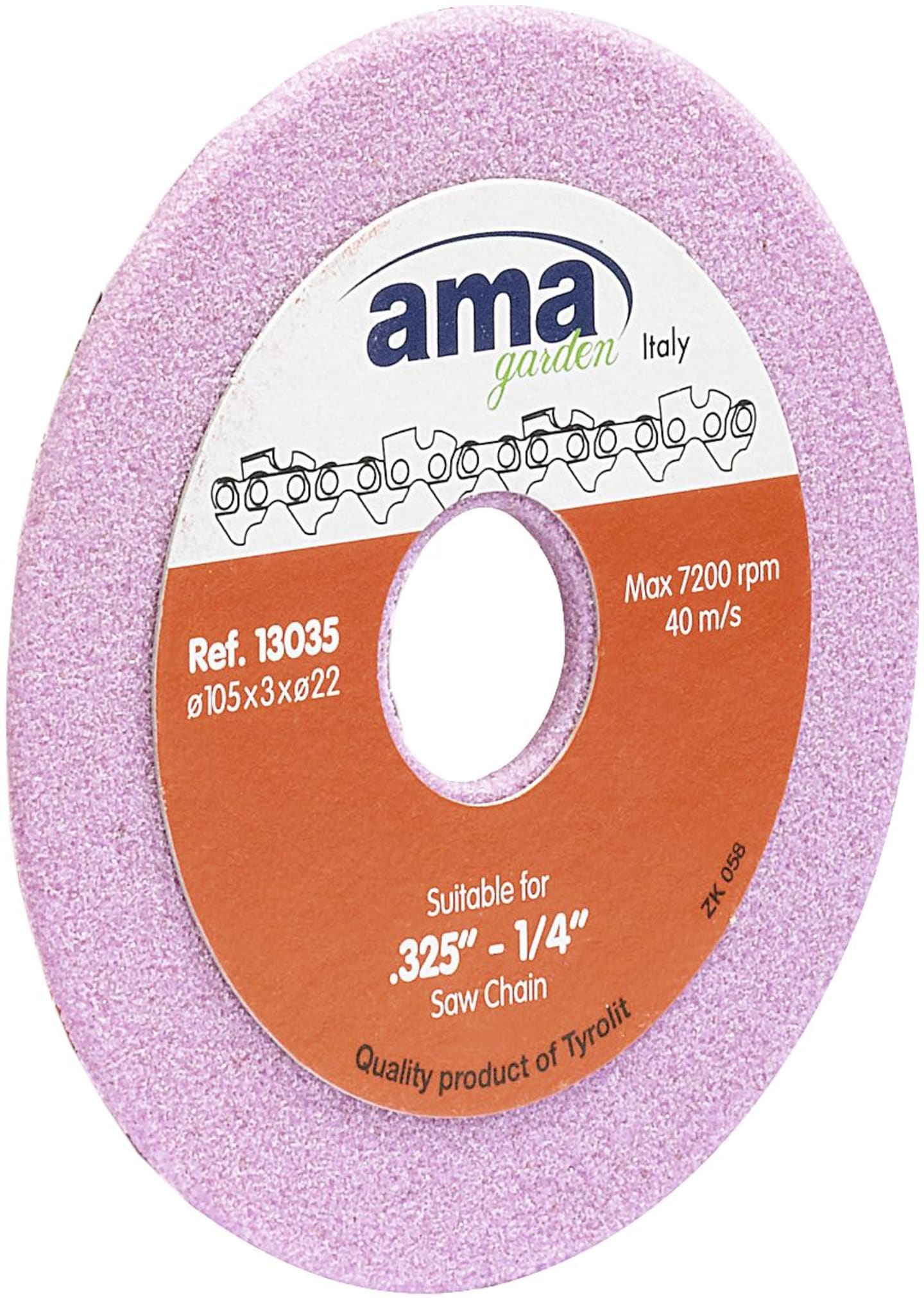 Schleifscheibe 105 x 22 mm für Kettenschärfgerät "Nick the Grinder"