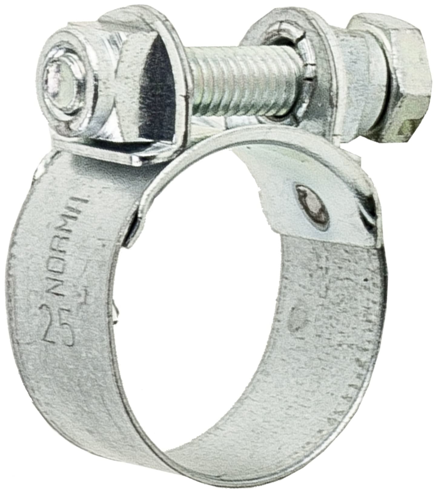 Schlauchschelle Spannbereich 25 mm, Breite 15 mm