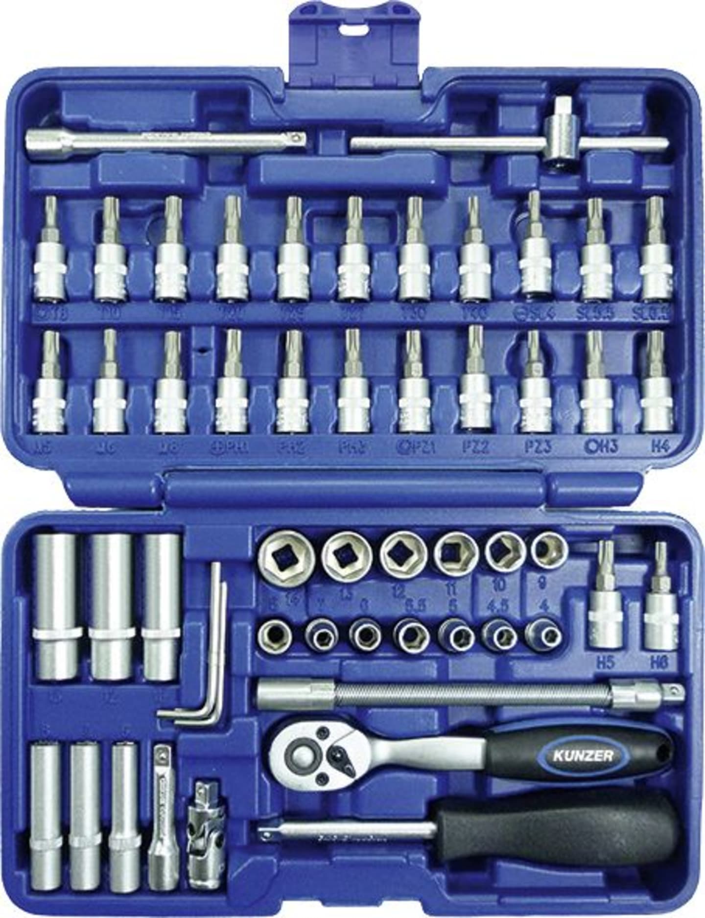 KUNZER Steckschlüsselsatz 1/4 " 54-teilig, 71454