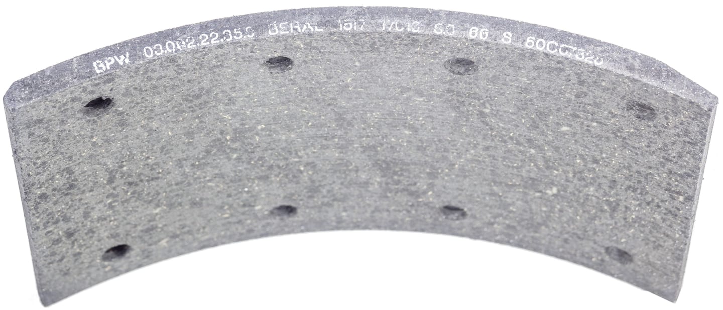 BPW Bremsbelag für Bremsachsen bis 60 km/h, N 4012-3, xx.xx.448.xxx
