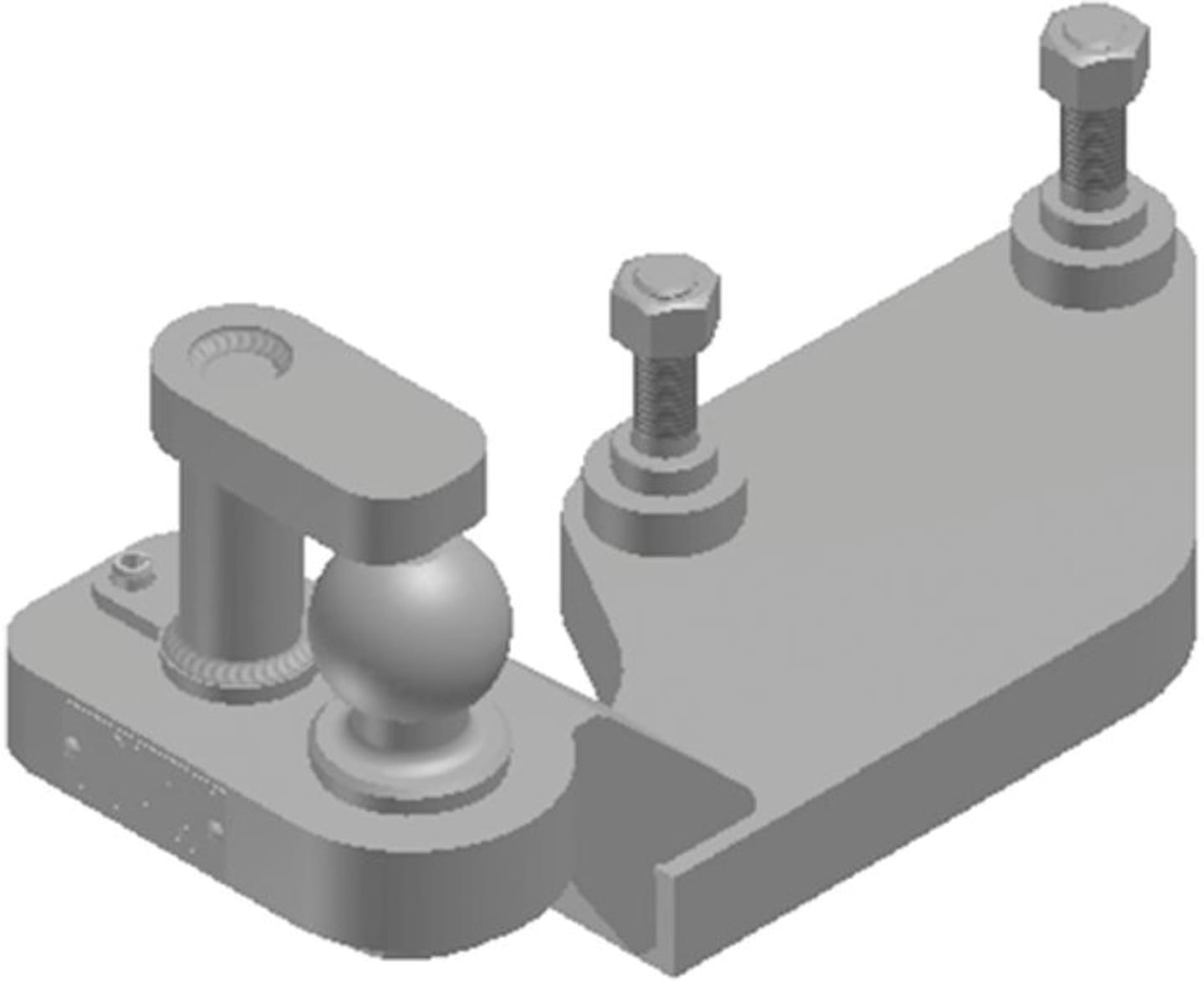 Rockinger Anbau "KS50" links für Zwangslenkungen "RO825B" und "ROE74L", ROE70L053
