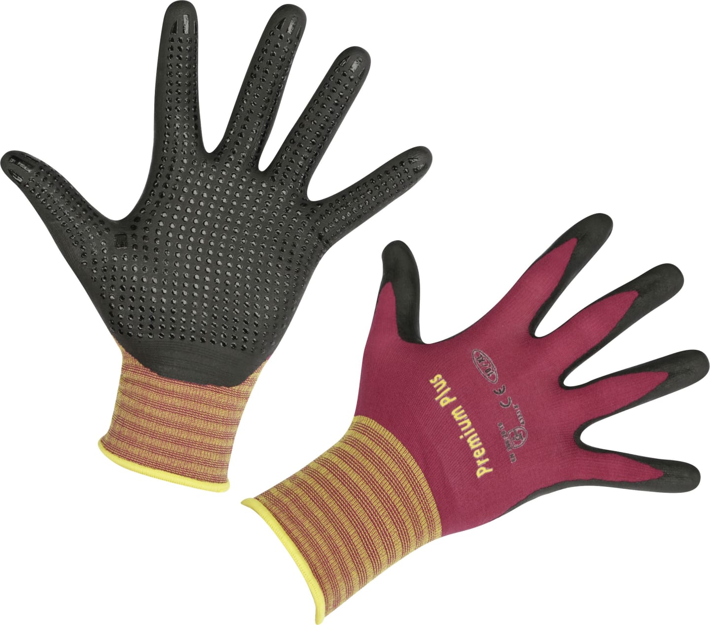 Keron Handschuhe "Premium Plus" Gr. 7, Nylon-Feinstrick, nitrilschaumbeschichtet, 297971