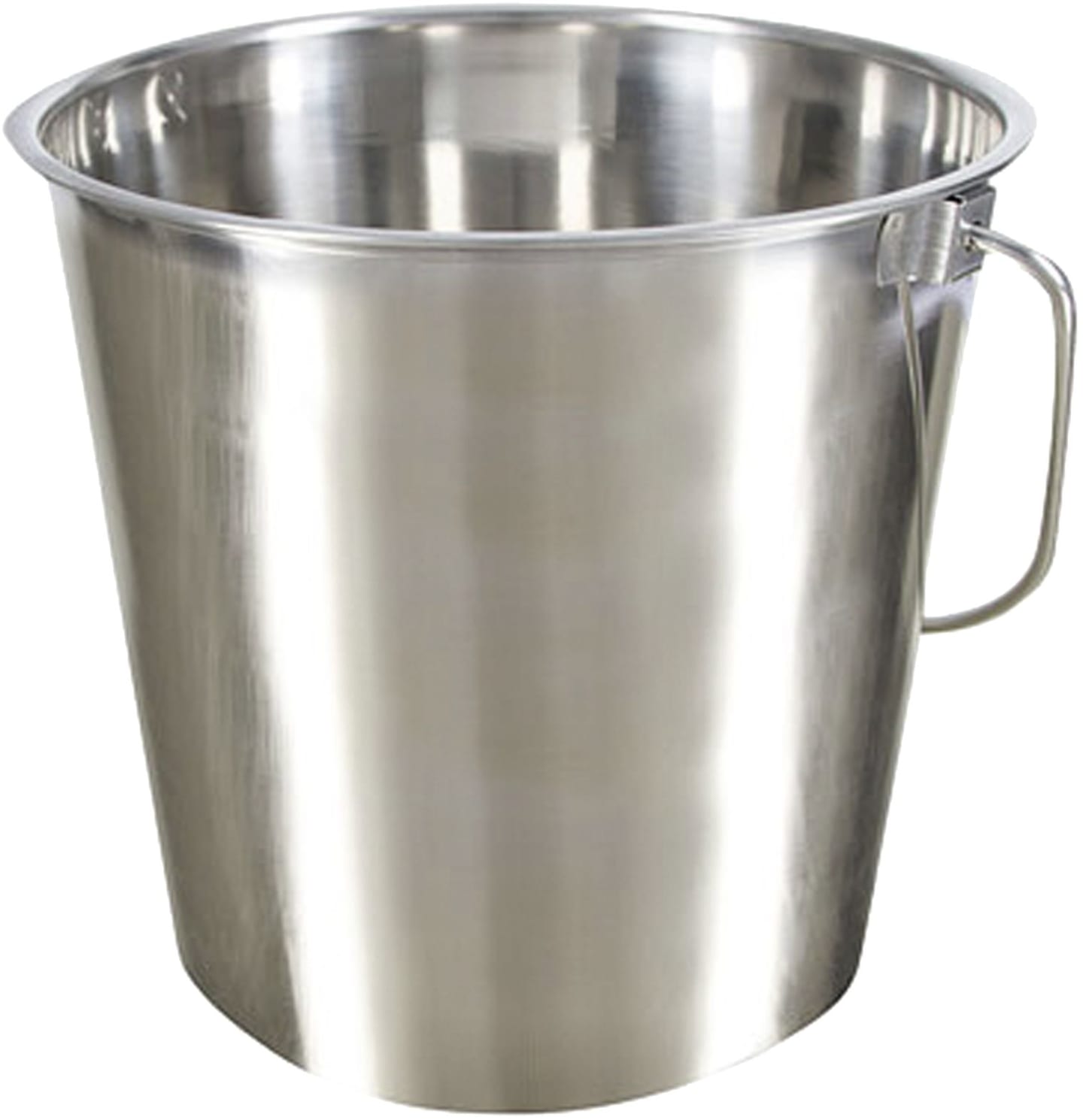 KERBL Edelstahleimer 5,7 l, ohne Skalierung, hochglanzpoliert, 29375