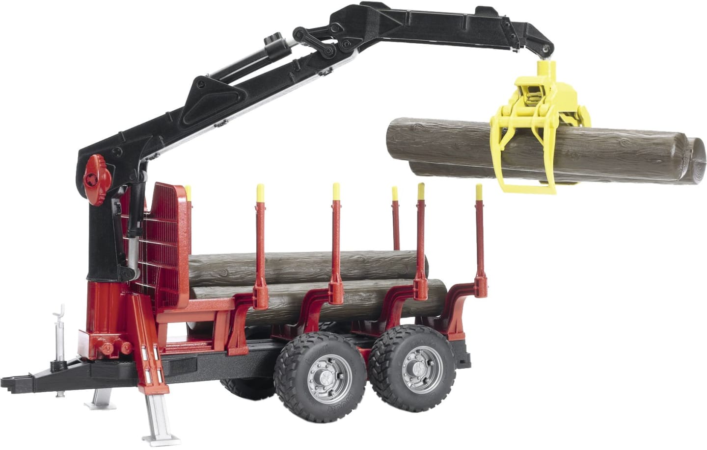 Bruder® Modell "Rückeanhänger" mit Ladekran 1:16, 02252