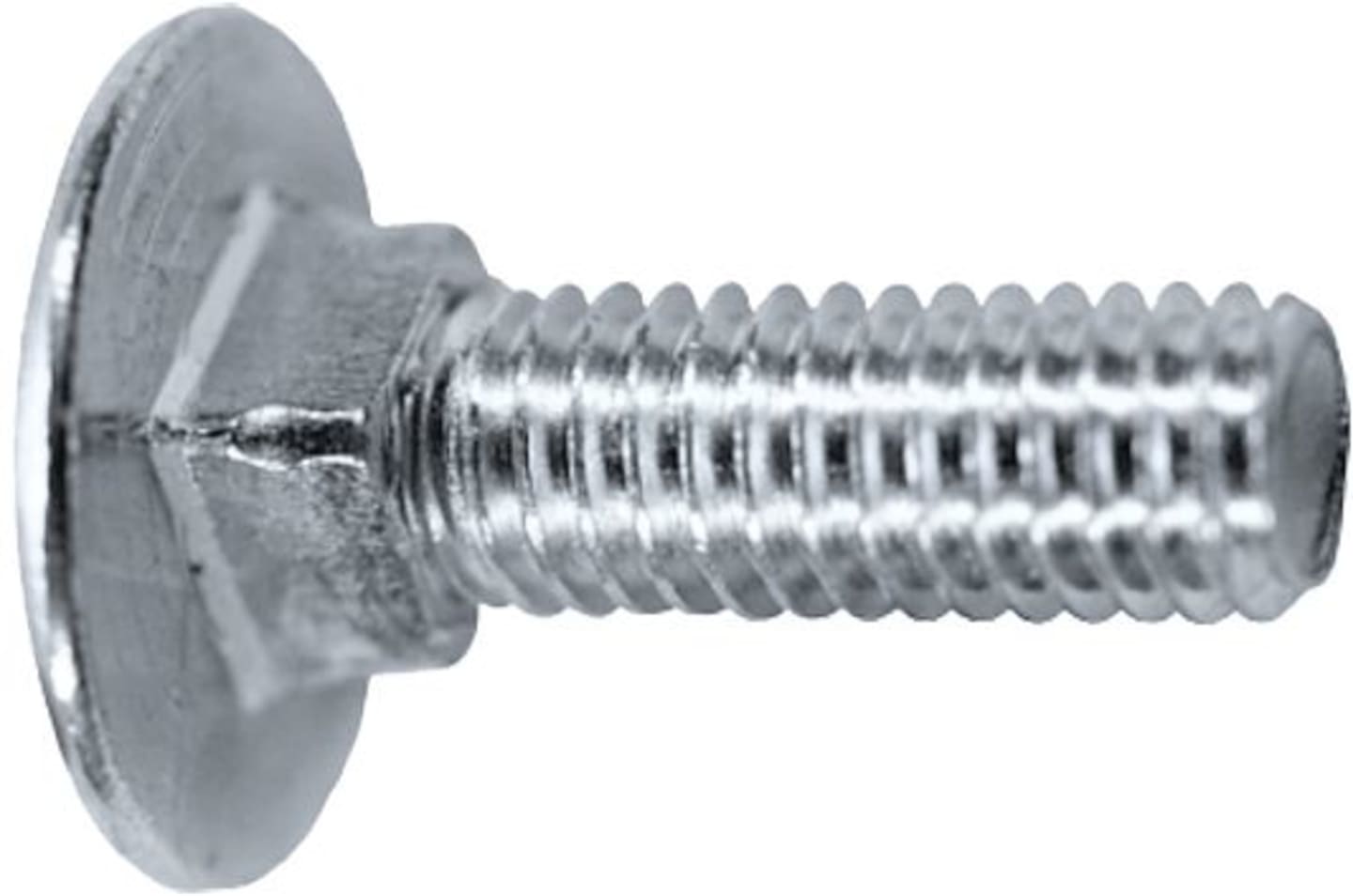 Flachrundschraube DIN 603 - 8.8 galvanisiert, ohne Mutter