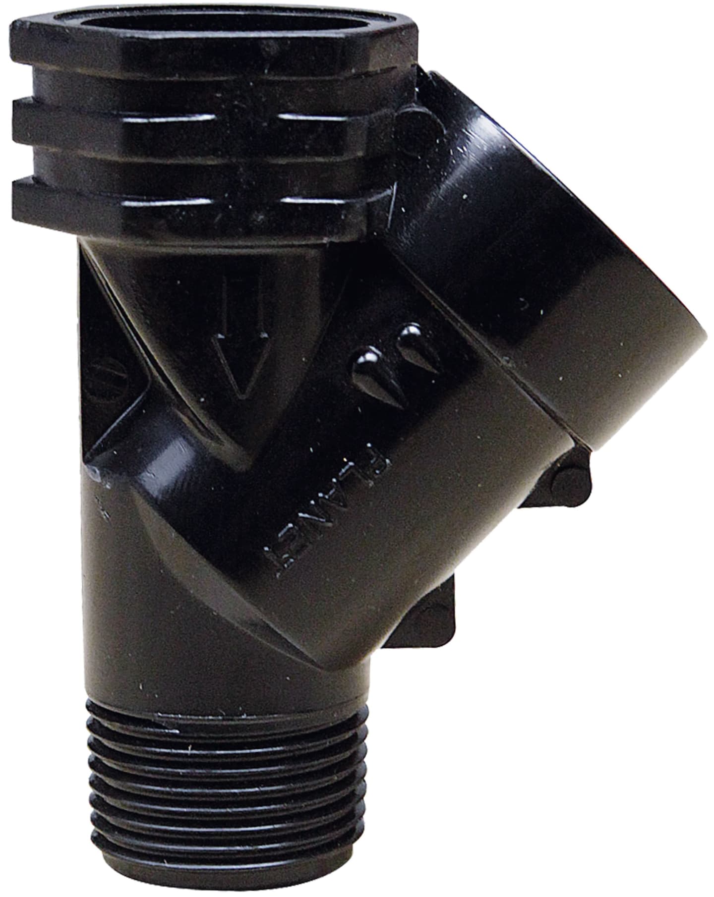 NETAFIM™ Grundkörper 3/4" AG, 1 Einsatz, 0,8 – 5,0 m³/h, Kunststoff, für Druckregulator linear, 31500-002020