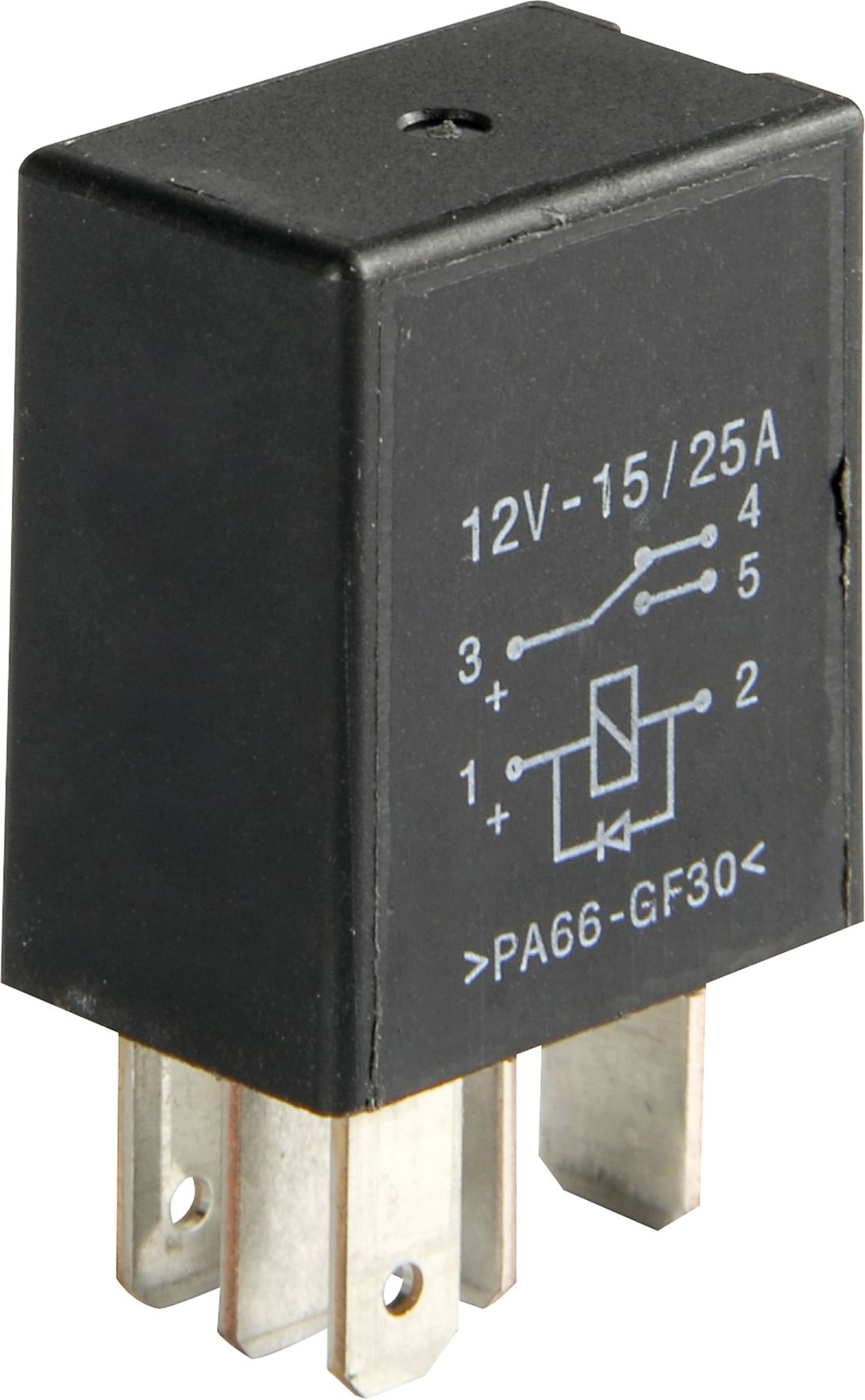 Herth + Buss Relais 12 V 15 A; 25 A, 5-polig, Wechsler, mit Diode, 75 613 175