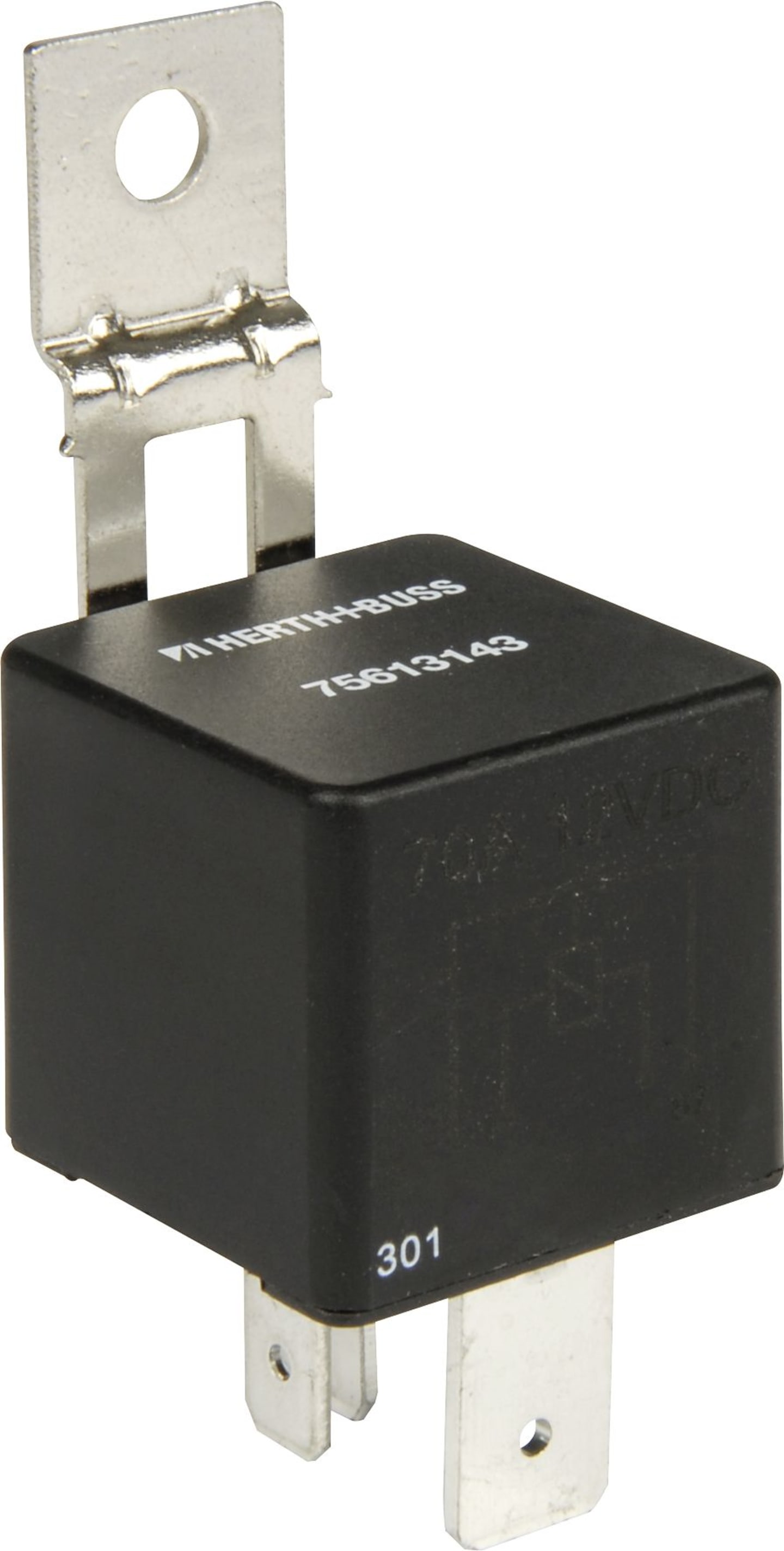 Herth + Buss Relais 12 V 70 A, 4-polig, Schließer, mit Haltelasche, 75 613 143