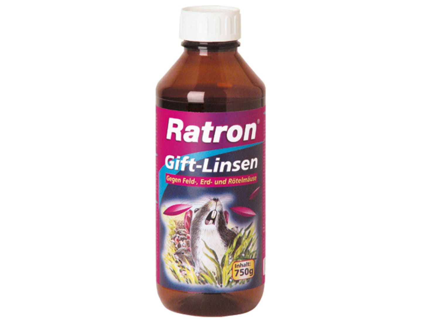 frunol delica® Ratron Gift-Linsen 750 g Flasche