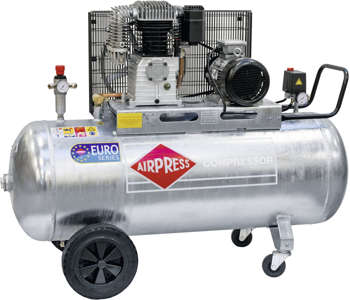 Airpress Kompressor "GK 700-300" 270 l-Behälter, Abgabeleistung 476 l/min, , 369568