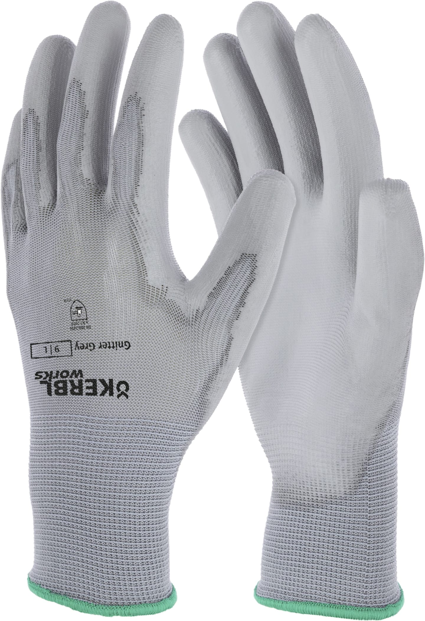 Keron Handschuhe "Gnitter" Polyester-Feinstrick, PU beschichtet