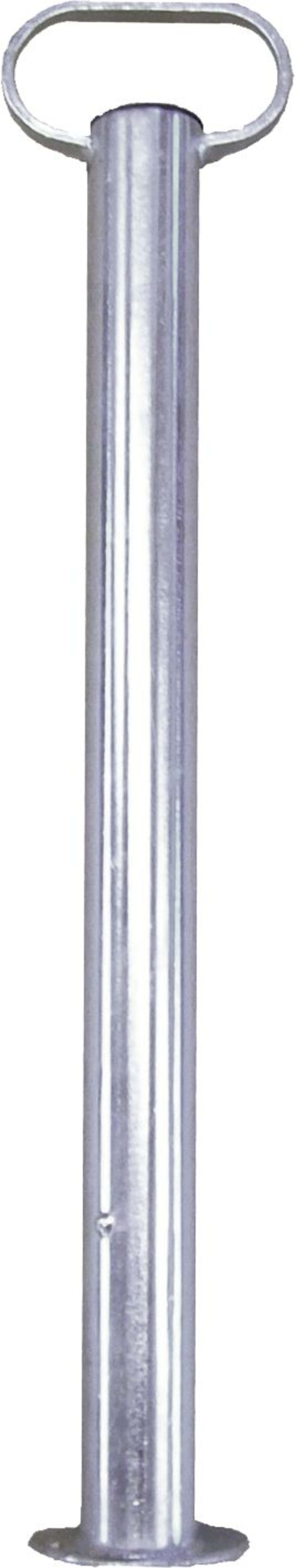 TRAILER POOL Schiebestütze Ø 48 mm, 600 mm, mit Metall-Griff, ohne Klemmbügel, für PKW-Anhänger