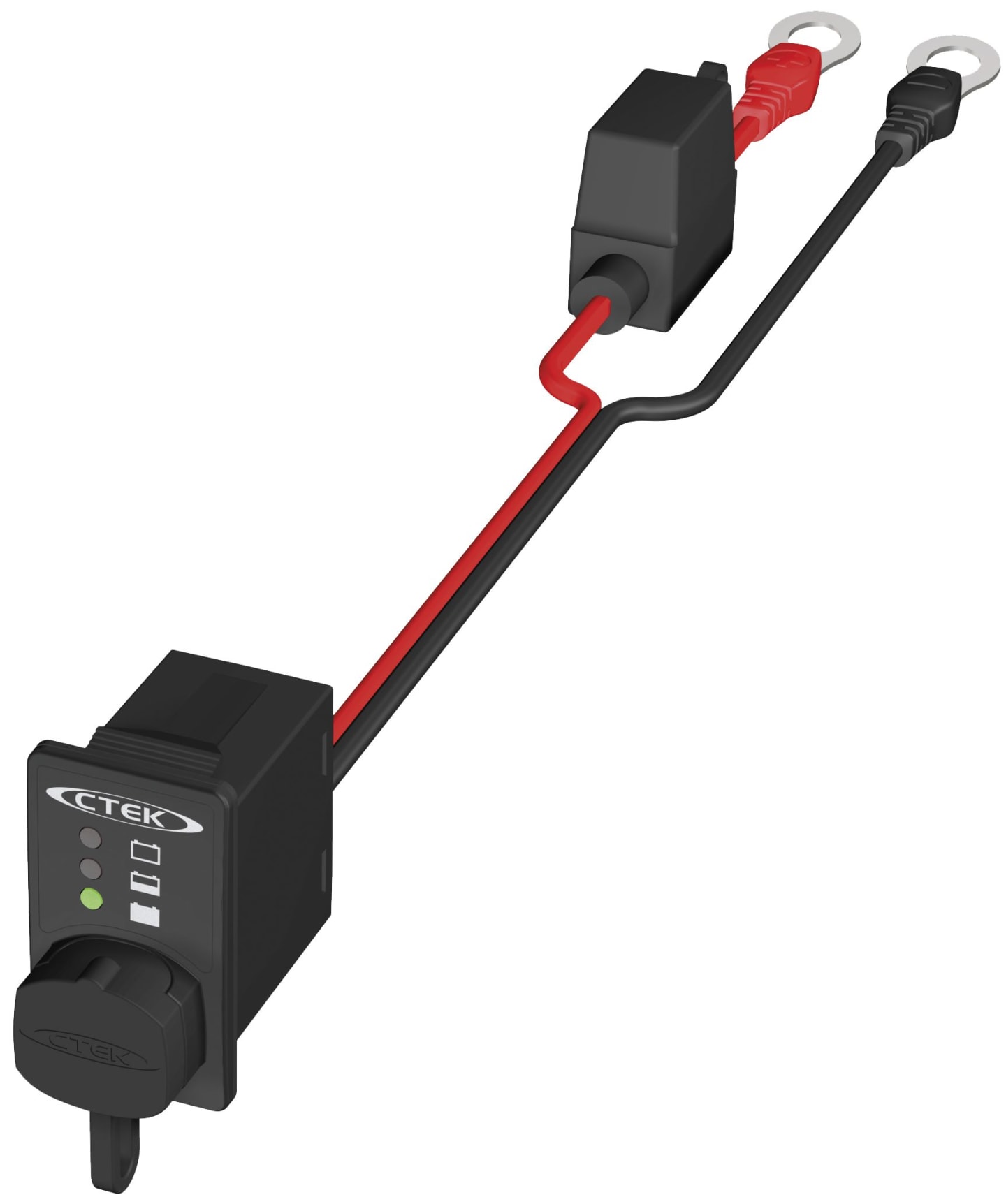 CTEK™ Ladezustandsanzeige "Ladeampel" für den Einbau Länge Kabel 1.500 mm, 56-380