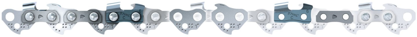 STIHL Sägekette "Picco Micro Mini Comfort 3" 3/8" P .043"/1,1 mm, 1.640 Treibglieder, Halbmeißel, Rollenware, 3610 000 1640