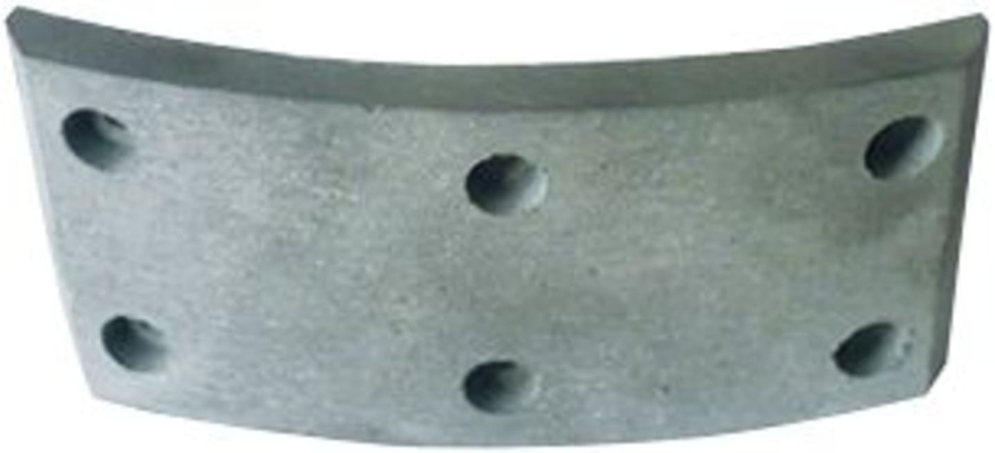 Bremsbelag 122 x 50 x 8 mm, 6 Bohrungen, für Traktor Steyr 900, 8000