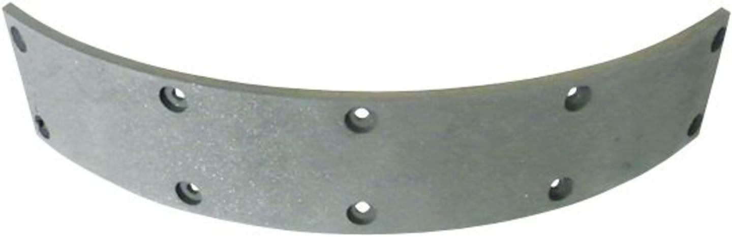 Bremsbelag 350 x 70 x 6,4 mm, 10 Bohrungen, für Traktor Mercedes-Benz Unimog