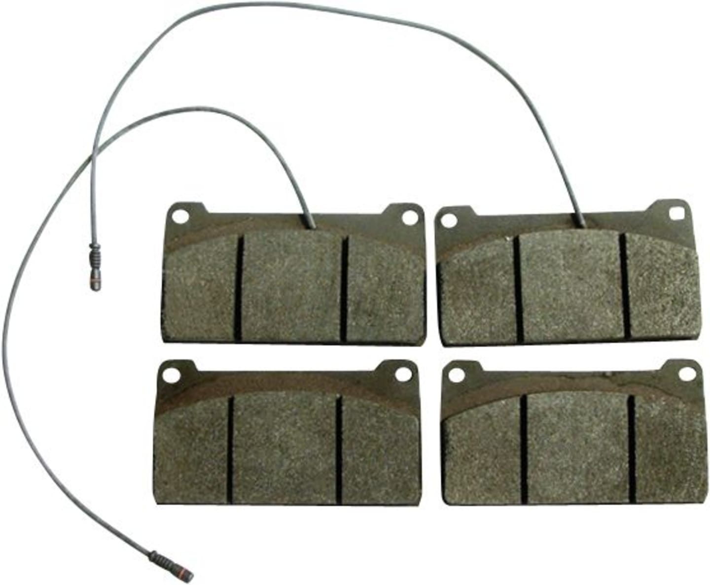 Bremsklotzsatz 150 x 81 x 20,3 mm, 4 St., mit Warnkontakt, für Traktor Mercedes-Benz MB-Trac, Unimog