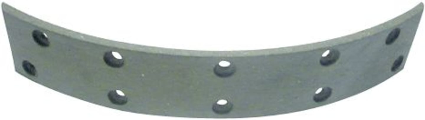 Bremsbelag 188 x 30 x 4 mm, 10 Bohrungen 4 mm, für Traktor Fahr D