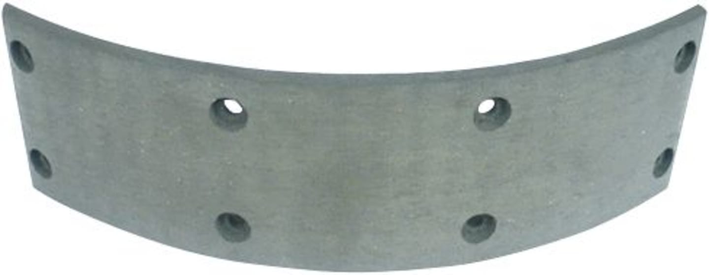 Bremsbelag 190 x 50 x 4,7 mm, 8 Bohrungen, für Traktor Eicher, Hela, Güldner, Knott, MAN, Schlüter