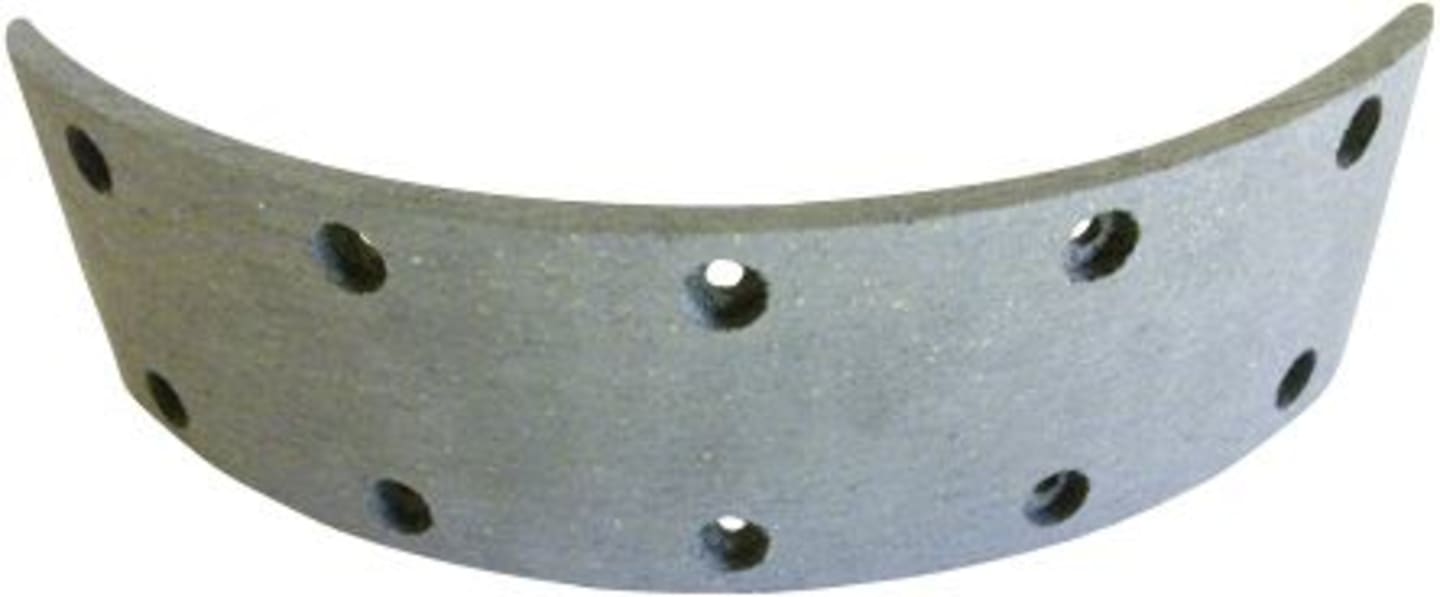 Bremsbelag 190 x 50 x 5 mm, 10 Bohrungen, für Traktor Eicher, Güldner, Schlüter
