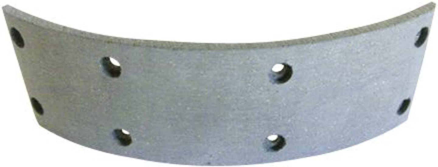 Bremsbelag 172 x 50 x 4,5 mm, 8 Bohrungen, für Traktor Eicher, Fendt, Güldner, Hela, Knott, MAN