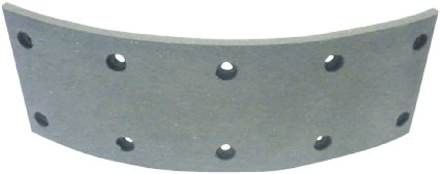 Bremsbelag 188 x 60 x 5 mm, 10 Bohrungen, für Traktor Deutz-Fahr, Fendt, Knott, Perrot