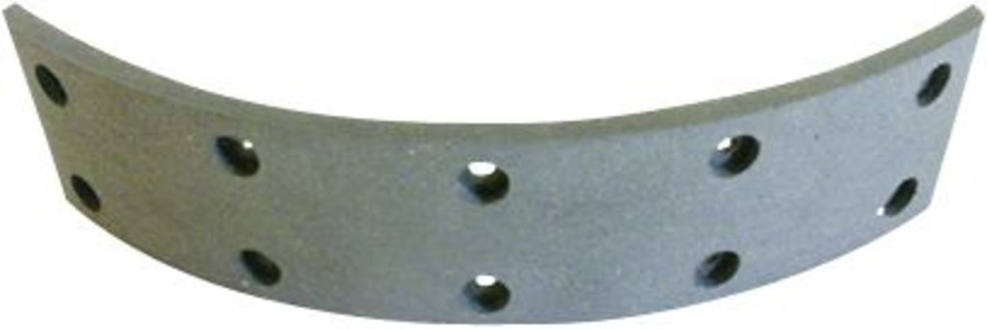 Bremsbelag 188 x 40 x 5 mm, 10 Bohrungen, für Fußbremse Deutz-Fahr Agroprima, Agrotron, D 06, D 07, DX