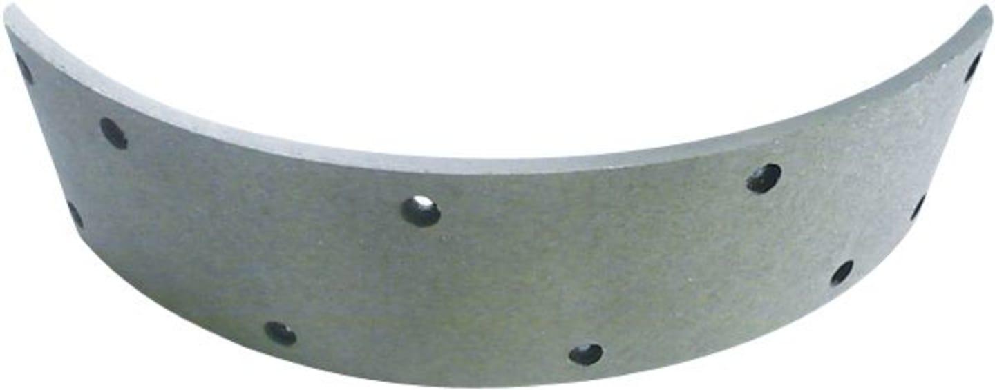 Bremsbelag 400 x 100 x 8 mm, 10 Bohrungen, für Bremse ESFA