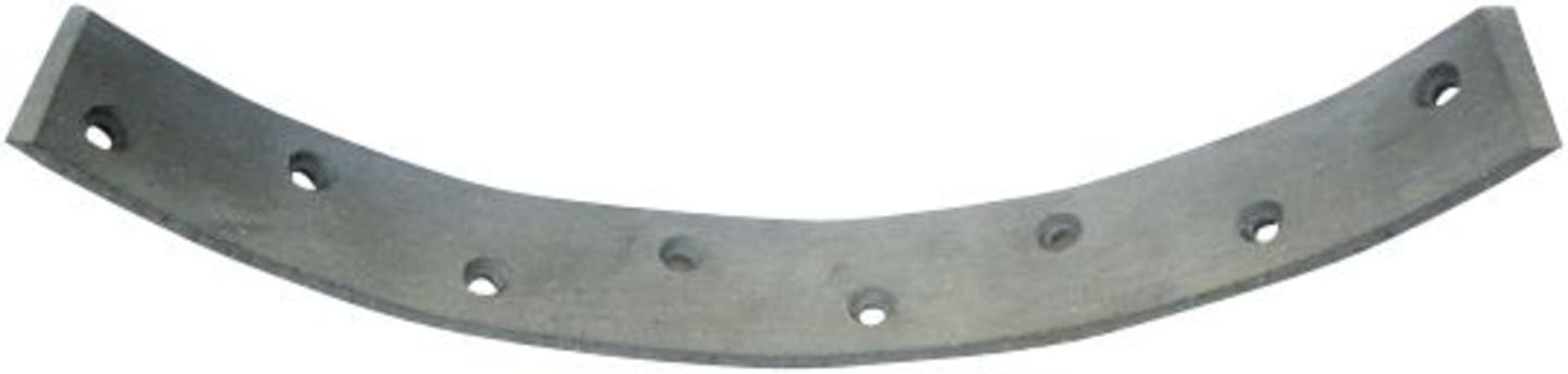 Bremsbelag 190 x 30 x 4 mm, 8 Bohrungen, für Handbremse Traktor Fendt Farmer, Geräteträger