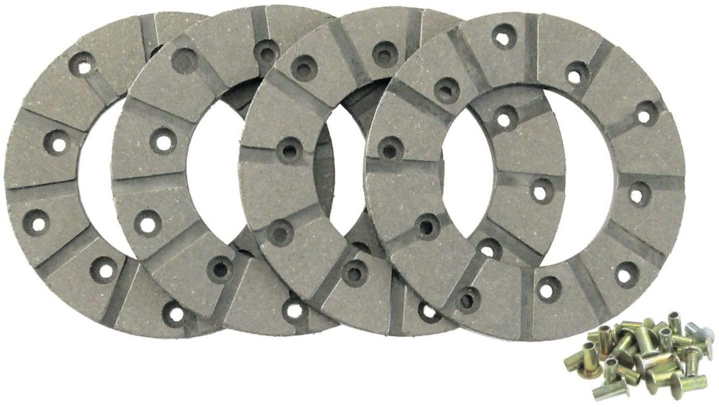 Ringbelagsatz 89 x 165 x 4,75 mm, für Traktor Case IH, Fendt, Massey Ferguson, 4 St.