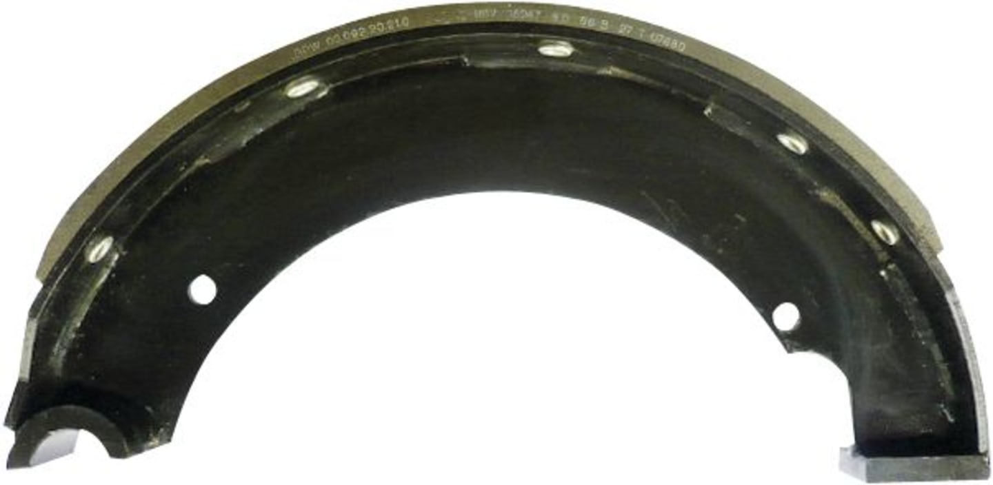 Bremsbacke 400 x 80 mm, für Achse BPW/Peitz, Zapp, ohne Rückfahrautomatik