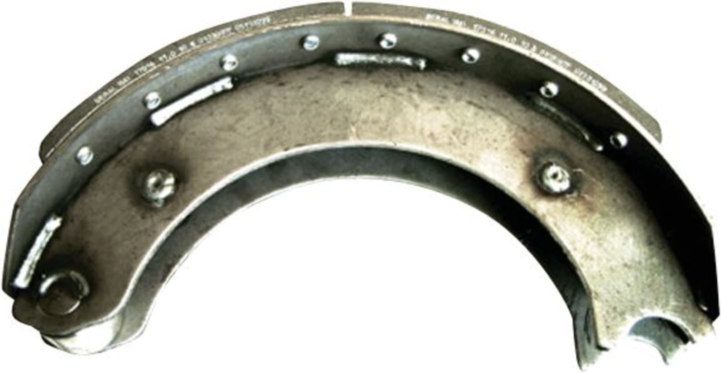 Bremsbacke 400 x 120 mm neue Ausführung, für Achse FAD 4012, Schnellläufer
