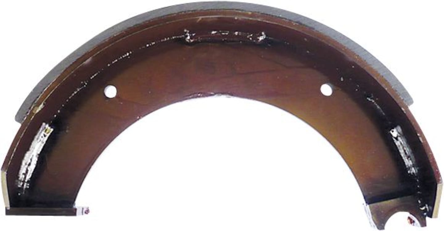 Bremsbacke 300 x 80 mm, für Achse Rinner, ohne Rückfahrautomatik