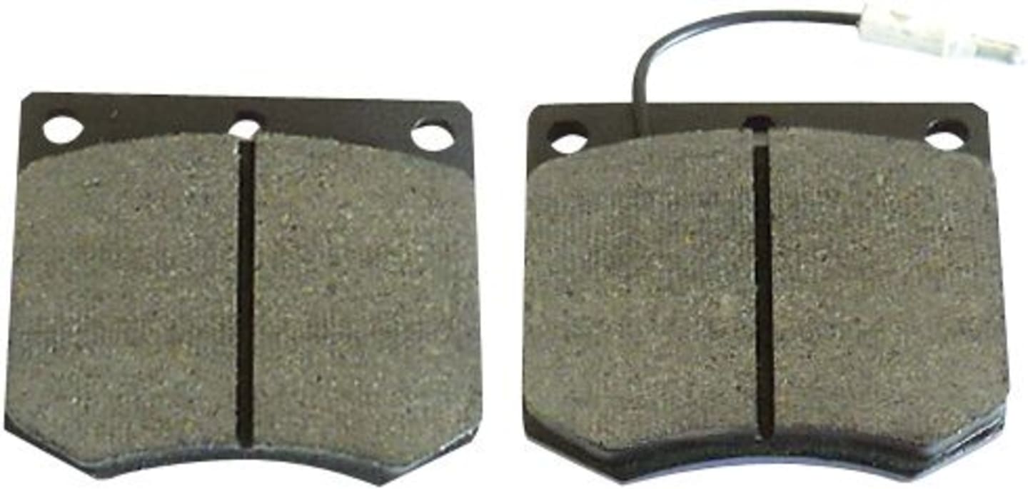 Bremsklotzsatz 78 x 66 x 15 mm, 2 St., mit Warnkontakt, für Kardanwelle mit 12 mm Bremsscheibe Traktor Case IH, Eicher, Fendt, Schlüter