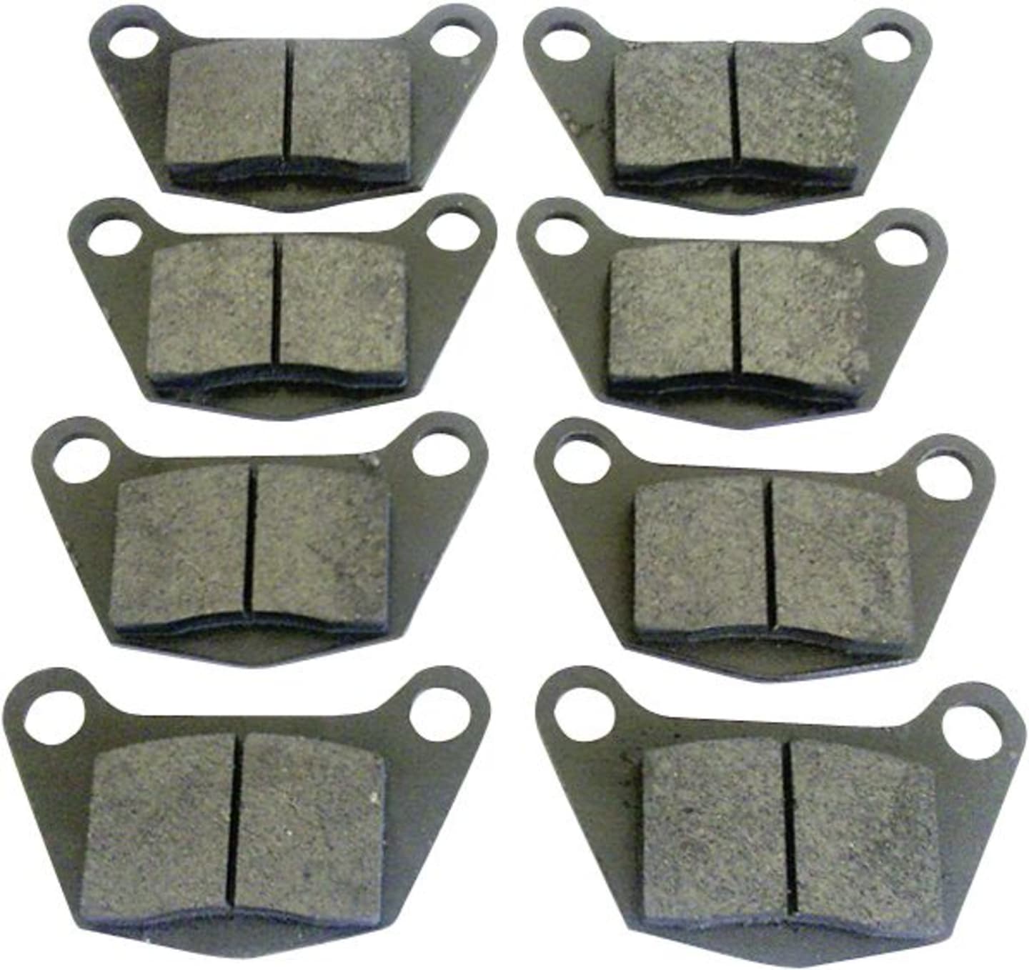 Bremsklotzsatz 155 x 90 x 18 mm, 8 St., für Fußbremse Traktor Deutz-Fahr DX 145, DX 6.50