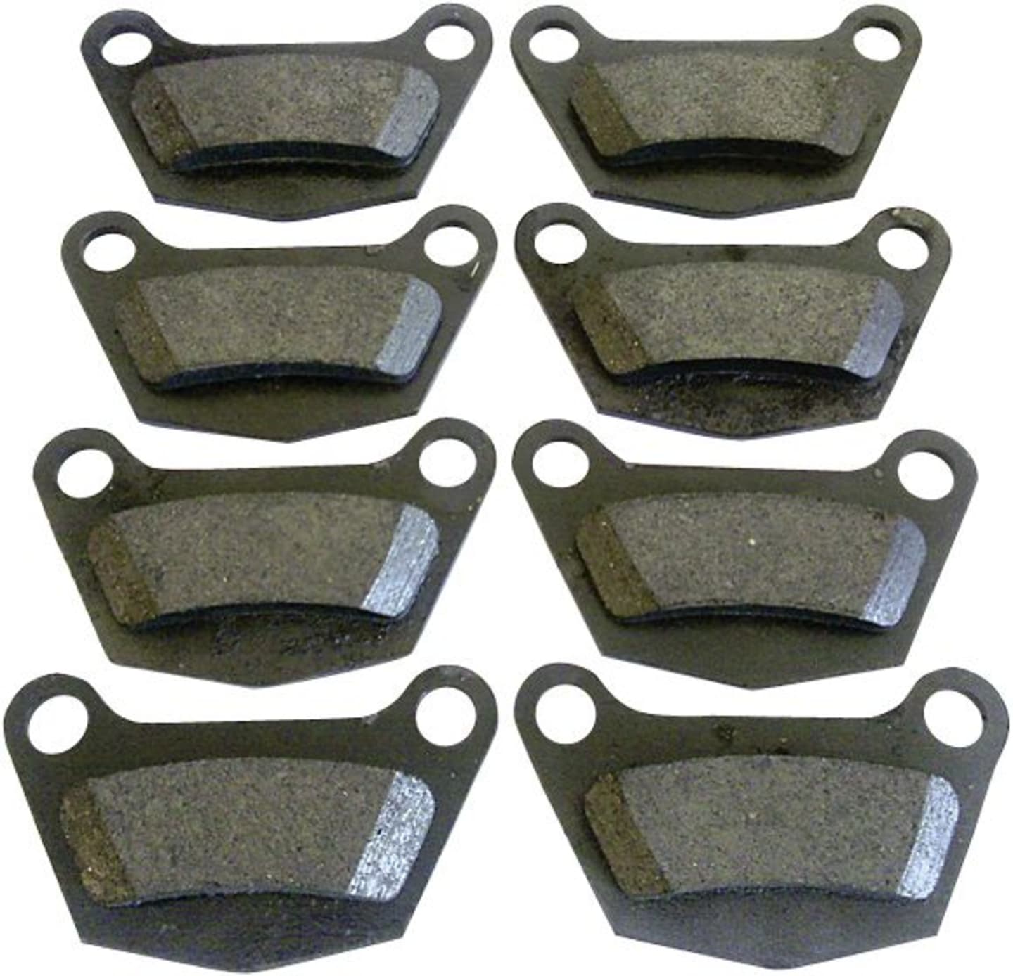 Bremsklotzsatz 154 x 74 x 18 mm, 8 St., für Fußbremse Traktor Deutz-Fahr Agroxtra, DX