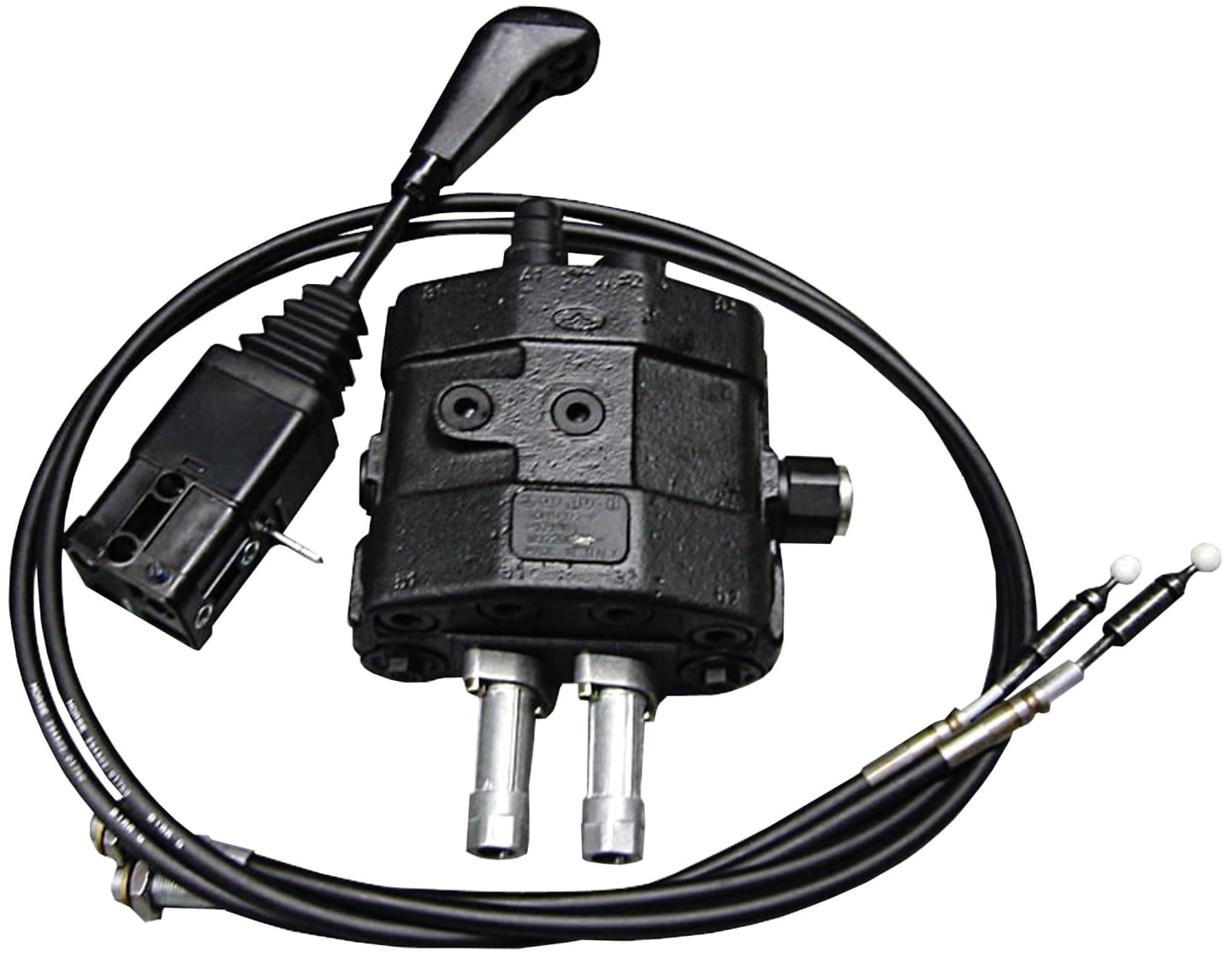 Einhebelsteuerventil dw/dw, 100 l/min, Einhebelsteuerung mit 2 Seilzügen 2.000mm