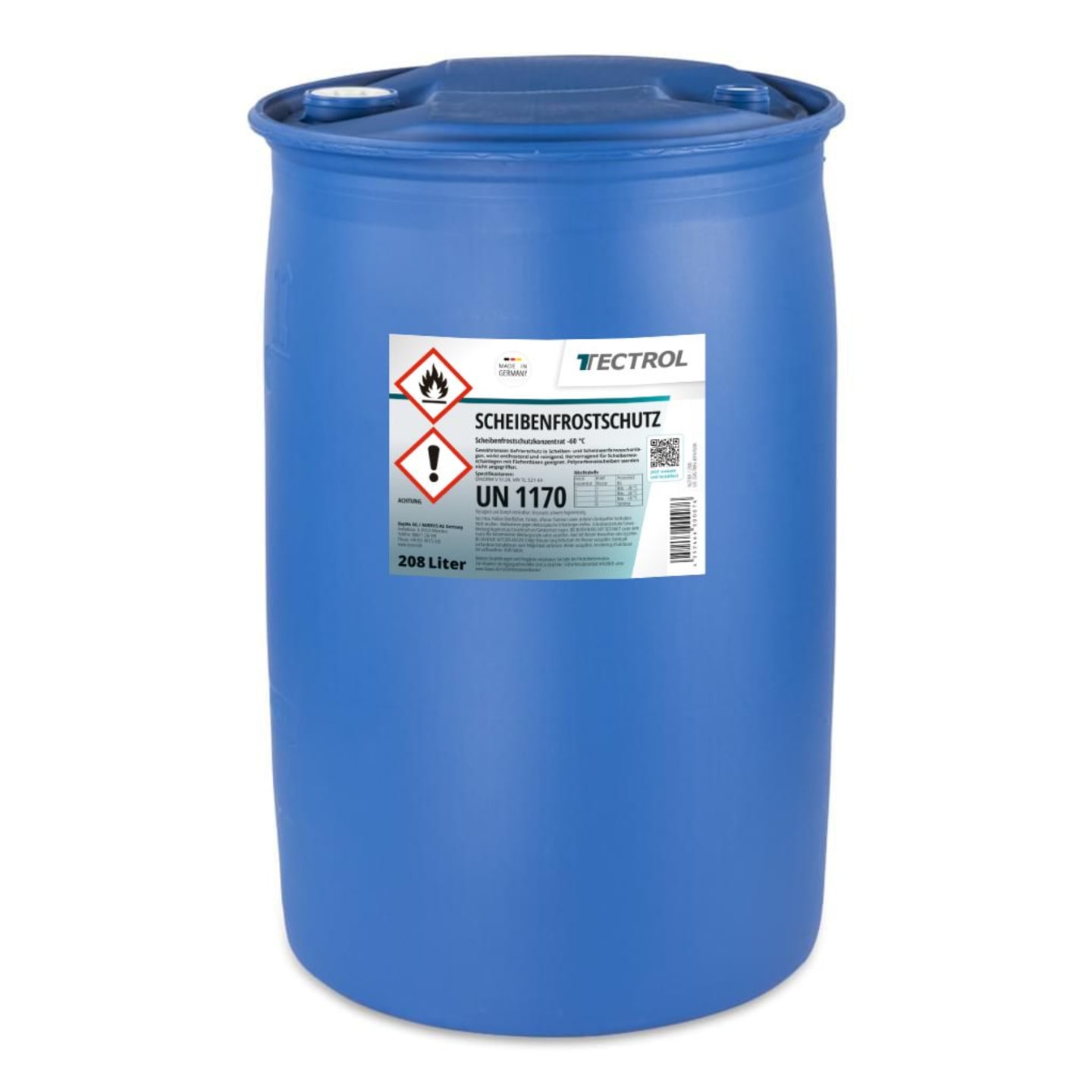 TECTROL SCHEIBENFROSTSCHUTZ Scheibenfrostschutzkonzentrat -60 °C, Scheibenwischwasser, Scheibenreiniger