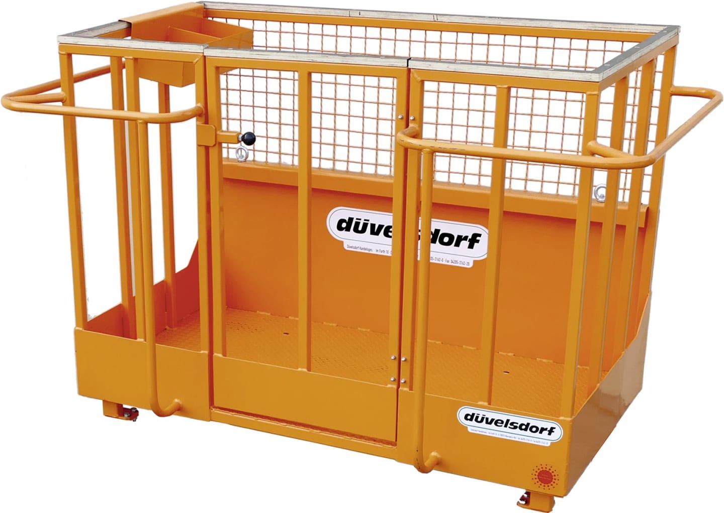 Düvelsdorf Arbeitsbühne Breite 1.600 mm, Euro-Aufnahme, pulverbeschichtet, 3523100
